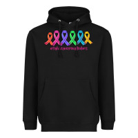 Black fight cancer in all colors Heavyweight Hoodie - AdoDesignShop