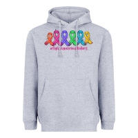 Heather Grey fight cancer in all colors Heavyweight Hoodie - AdoDesignShop
