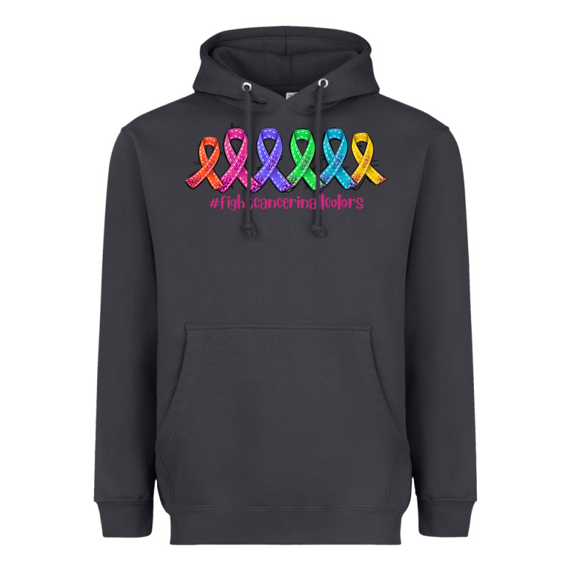 Fight Cancer In All Colors Heavyweight Hoodie by AdoDesignShop | Teevron