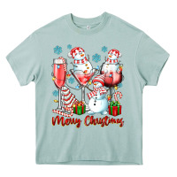 Arona merry christmas wine glasses Heavy Core Tee - texasbilliewilder