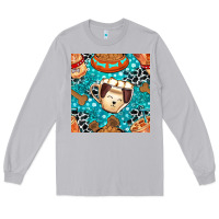 Moon Dust dog coffee cups and food container with cowhide seamless pattern bbs Long Sleeve Tee - BundleAndBundleShop
