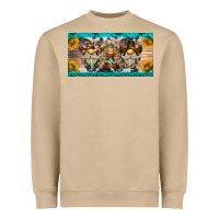 Western Gnome License Plate Heavyweight Sweatshirt | Teevron