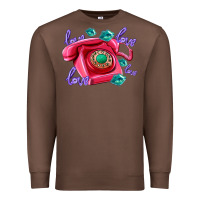 Chestnut love balloons and pink valentines telephone Premium Sweatshirt - AdoDesignShop