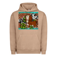 Pigment Burro hereford cactus tumbler Urban Hoodie - JahusDesignShop