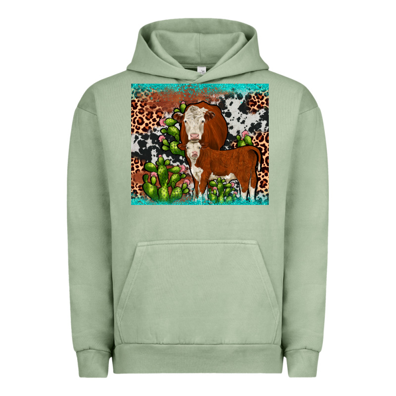 Hereford Cactus Tumbler Urban Hoodie by JahusDesignShop | Teevron