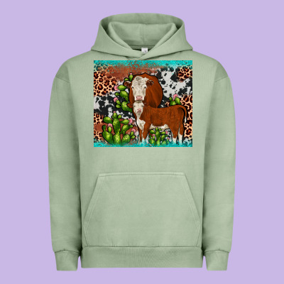 Hereford Cactus Tumbler Urban Hoodie Designed By Jahusdesignshop