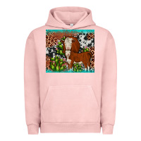 Pigment Salmon hereford cactus tumbler Urban Hoodie - JahusDesignShop