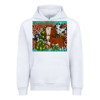 White hereford cactus tumbler Urban Hoodie - JahusDesignShop