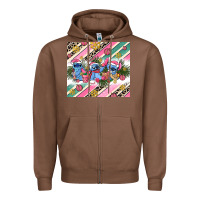 Chestnut pink stitch  christmas Zipper Hoodie - AdoDesignShop