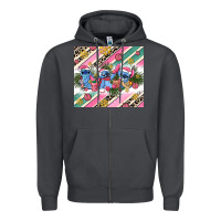 Smoke pink stitch  christmas Zipper Hoodie - AdoDesignShop