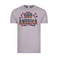 Vintage Zinc 4 july god bless america western Vintage Tee - CowCowDesign