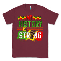 Burgundy my history is strong Classic Tee - CowGirlArtShop