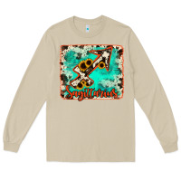 Mushroom Sagittarius turquoise cowhide Long Sleeve Tee - RanaPortraitStore