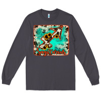 Smoke Sagittarius turquoise cowhide Long Sleeve Tee - RanaPortraitStore