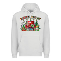 Dove Grey hanging with my gnomies Premium Hoodie - CowhideDigitalArt