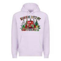 Lilac hanging with my gnomies Premium Hoodie - CowhideDigitalArt