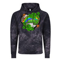 Cloud Black lucky heart St. Patricks Day Vintage Hoodie - FaDigitalArtStudio