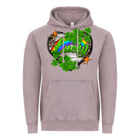 Vintage Zinc lucky heart St. Patricks Day Vintage Hoodie - FaDigitalArtStudio
