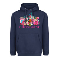 Navy western cancer  in october we wear pink coffee cups with ribbons Heavyweight Hoodie - AdoDesignShop