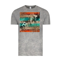 Cloud Rock Leopard Cowhide Pattern Vintage Tee - CowCowDesign