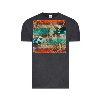 Vintage Black Leopard Cowhide Pattern Vintage Tee - CowCowDesign
