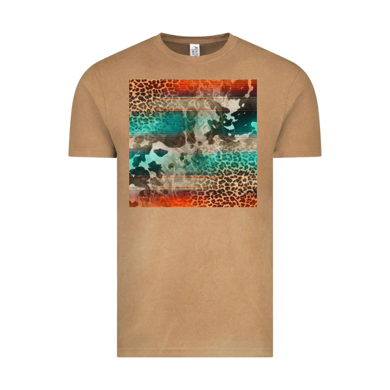 Leopard Cowhide Pattern Vintage Tee by CowCowDesign | Teevron