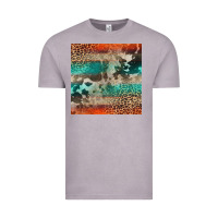 Vintage Zinc Leopard Cowhide Pattern Vintage Tee - CowCowDesign