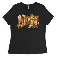 Black fall lpn Ladies Tee - CowGirlArtShop