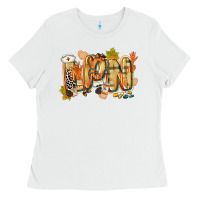 White fall lpn Ladies Tee - CowGirlArtShop