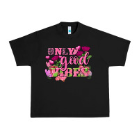 Black Valentine's Day only good vibes Urban Heavy Tee - FaDigitalArtStudio