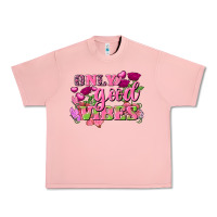 Salmon Valentine's Day only good vibes Urban Heavy Tee - FaDigitalArtStudio
