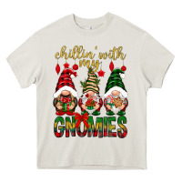 Cream Chillin' with my gnomes Heavy Core Tee - NancyCooperArtShop