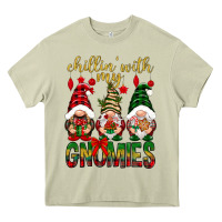 Mossy Chillin' with my gnomes Heavy Core Tee - NancyCooperArtShop