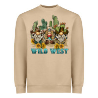 Mushroom wild west western gnome Heavyweight Sweatshirt - BarkalooDesign