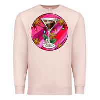 Pale Pink Christmas espresso martini Premium Sweatshirt - AdoDesignShop