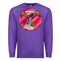 Purple Christmas espresso martini Premium Sweatshirt - AdoDesignShop