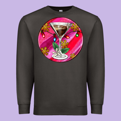 Christmas Espresso Martini Premium Sweatshirt Designed By Adodesignshop