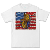 White jesus christ with american flag Premium Tee - TumblerDesignByShophia