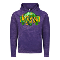 Cloud Purple St. Patrick's Day lucky Vintage Hoodie - FaDigitalArtStudio