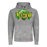 Cloud Rock St. Patrick's Day lucky Vintage Hoodie - FaDigitalArtStudio
