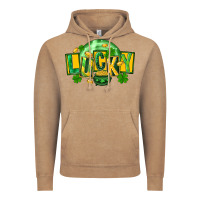 Vintage Coffee St. Patrick's Day lucky Vintage Hoodie - FaDigitalArtStudio