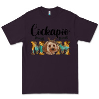 Plum cockapoo mom western Premium Tee - RanaPortraitStore