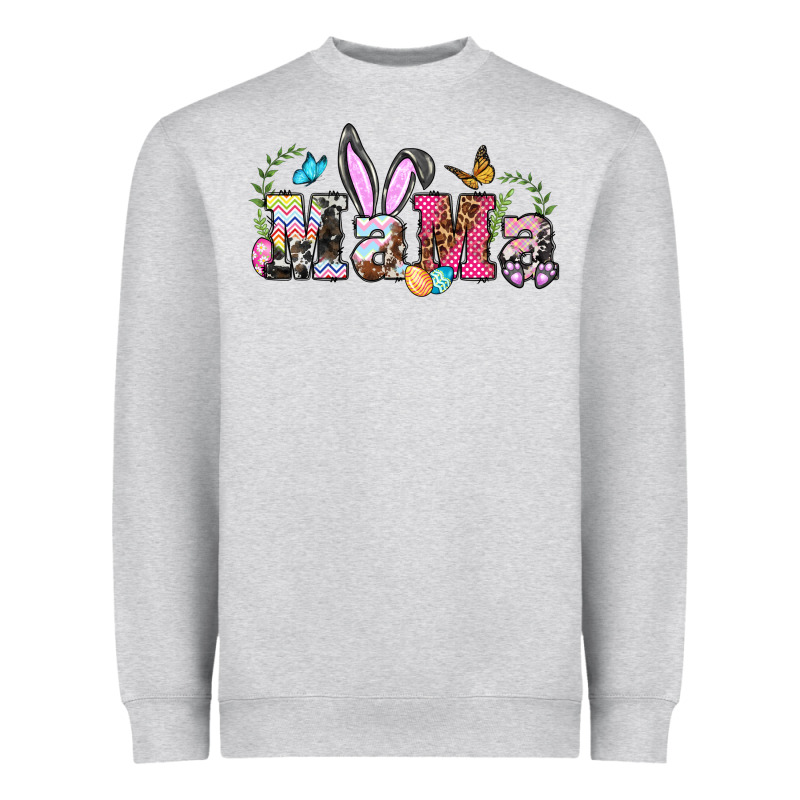 Easter Bunny Mama Heavyweight Sweatshirt by BarkalooDesign | Teevron