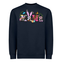 Navy easter bunny mama Heavyweight Sweatshirt - BarkalooDesign