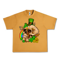 Peanut Butter St. Patrick's boho skull Urban Heavy Tee - OliviaCreatesArt