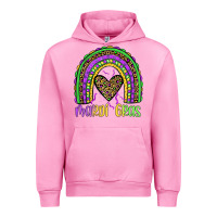 Fuchsia Pink mardi gras rainbow Urban Hoodie - JahusDesignShop