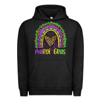 Pigment Black mardi gras rainbow Urban Hoodie - JahusDesignShop