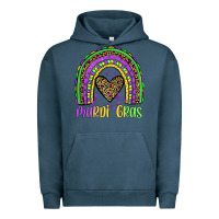 Pigment Midnight Navy mardi gras rainbow Urban Hoodie - JahusDesignShop