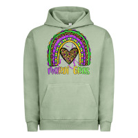Pigment Oil Green mardi gras rainbow Urban Hoodie - JahusDesignShop