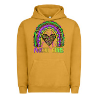 Pigment Peanut Butter mardi gras rainbow Urban Hoodie - JahusDesignShop